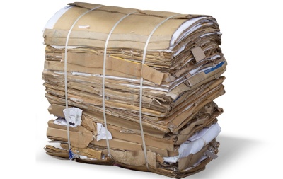 Cardboard bale