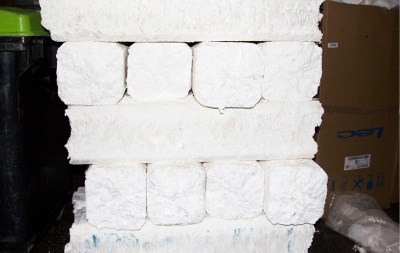 Polystyrene blocks