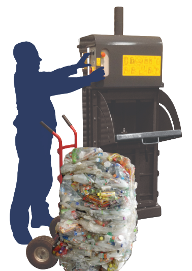 QCR PET Plastic Bottle Baler