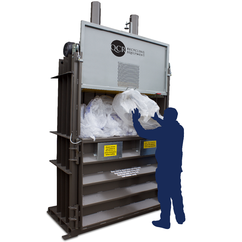 Plastic Recycling Baler Plastic Balers QCR