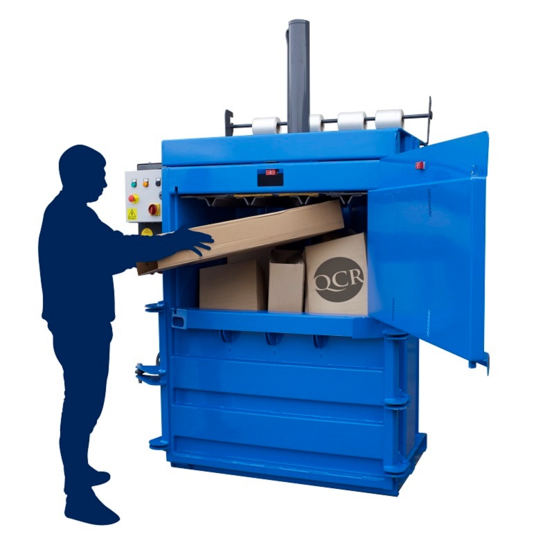 QCR 1600 large waste baler cardboard & plastic recycling QCR