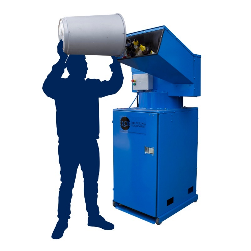 QCR GC140 glass crusher for multi feed glass recycling solutions QCR