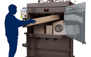 Cardboard baler