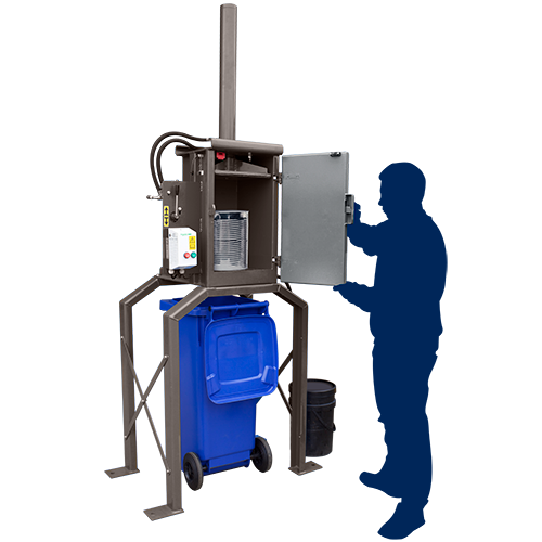 Industrial Can, Tin & Drum Recycling Compactors & Crushers QCR